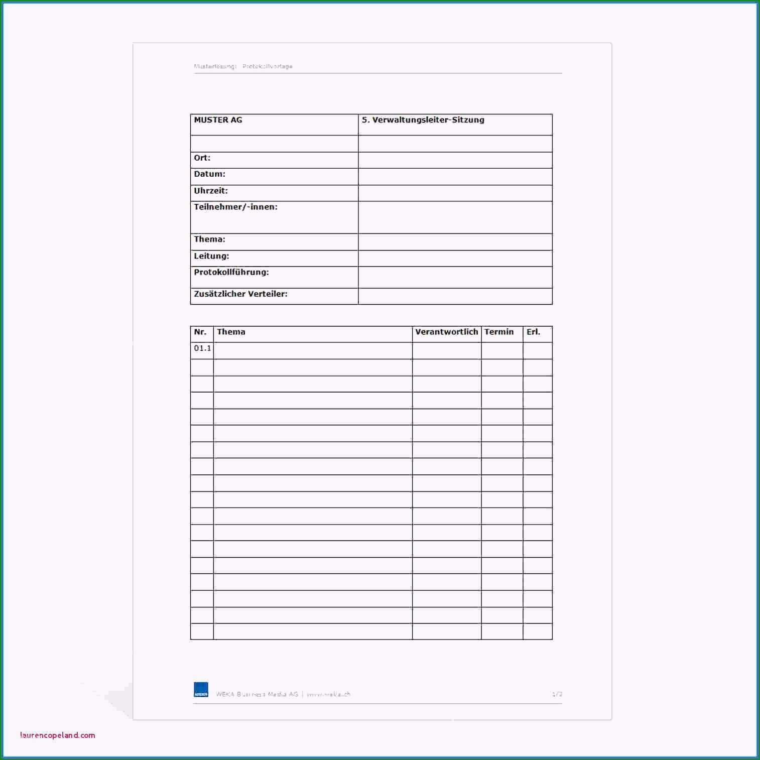 rapportzettel vorlage excel besprechungsprotokoll vorlage excel