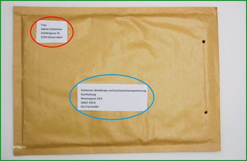 richtig adressieren beschriften oesterreichische post haushalt