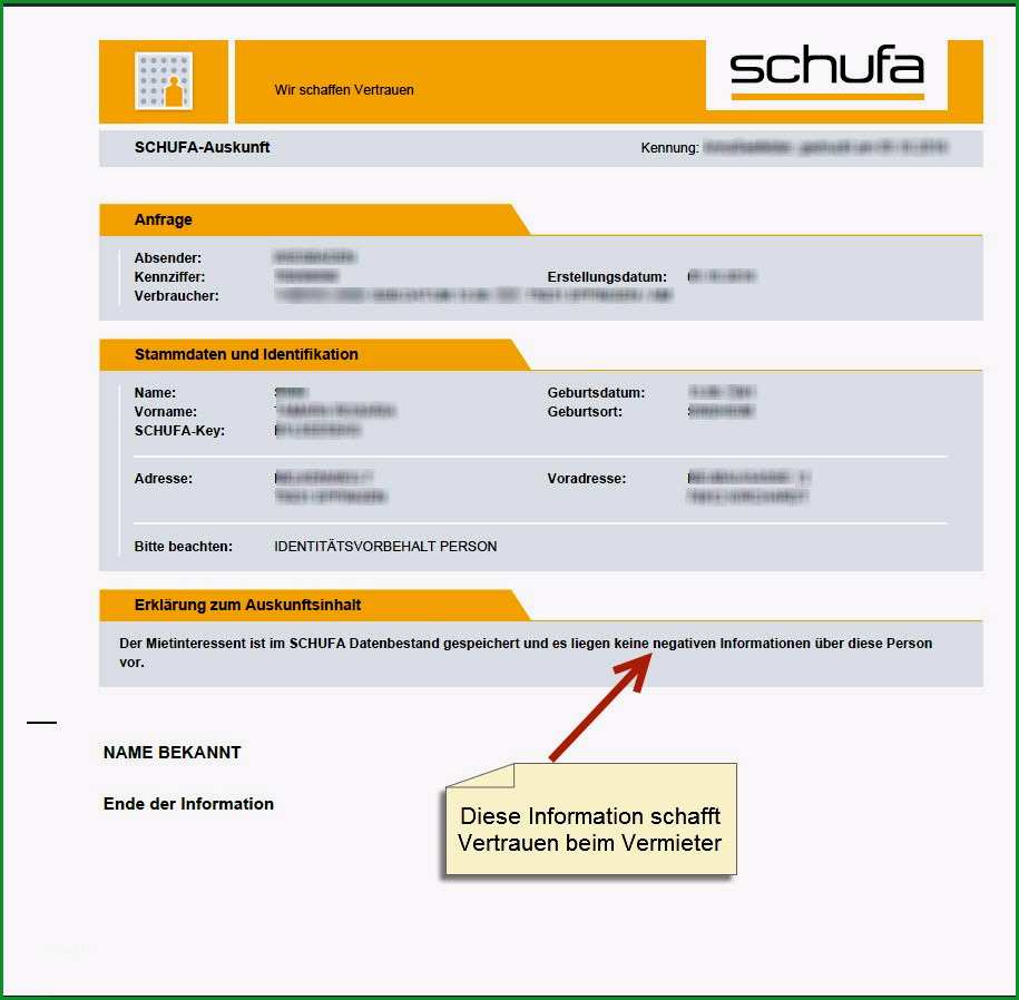 schon schufa auskunft fur vermieter muster