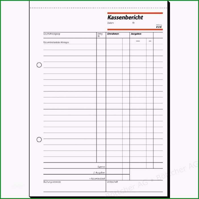 kassenbuch sigel ka518 kassenbericht a5 p ka518