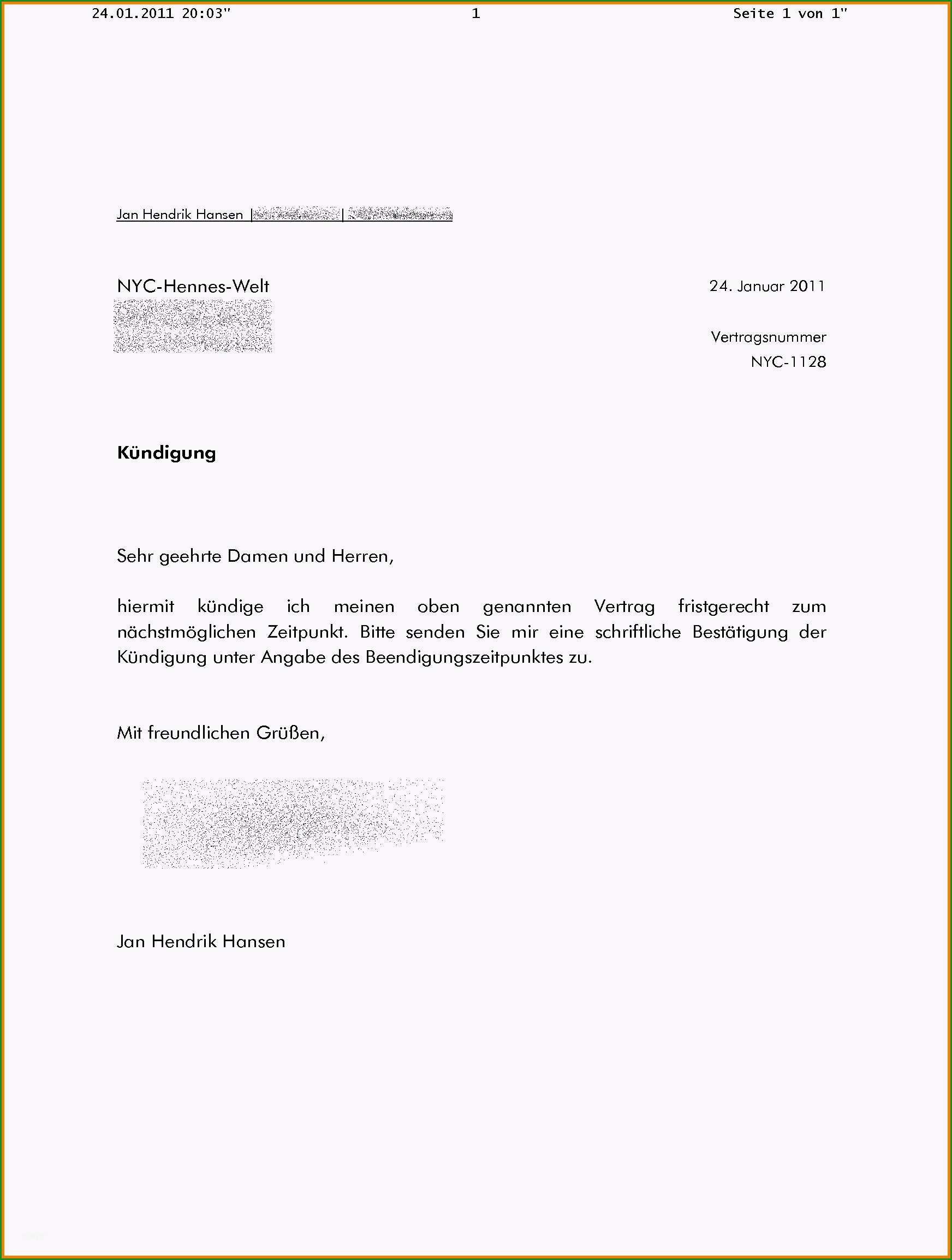 vorlage kundigung fitnessstudio pdf