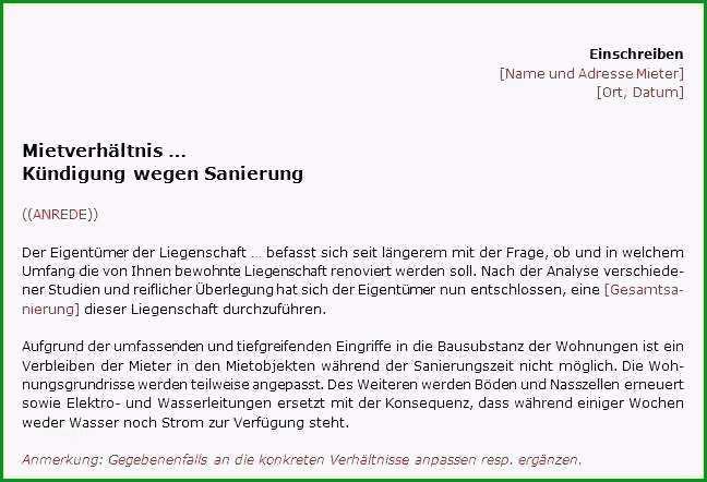 vorlage kundigung mietvertrag durch vermieter teuer fristlose kundigung wohnung mietruckstand muster vorlage fristlose