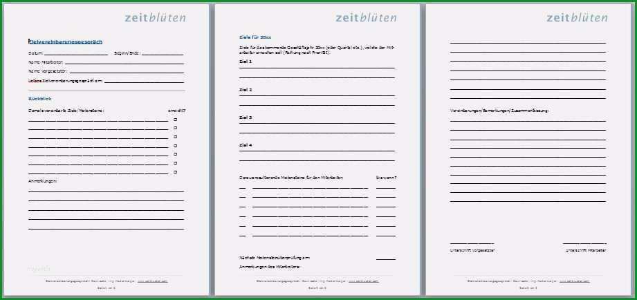 zielvereinbarung vorlage excel neu zielvereinbarungsgesprach das sollten sie beachten
