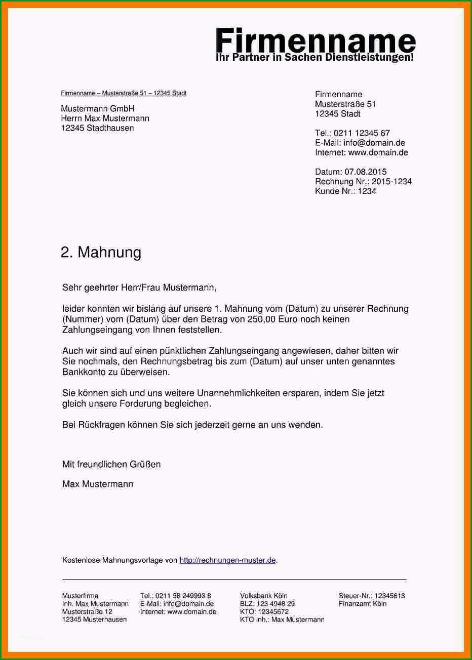 12 letzte mahnung vorlage