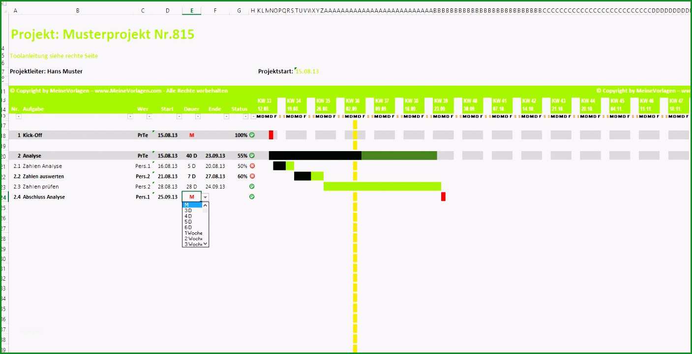 excel terminplan vorlage lrenqs