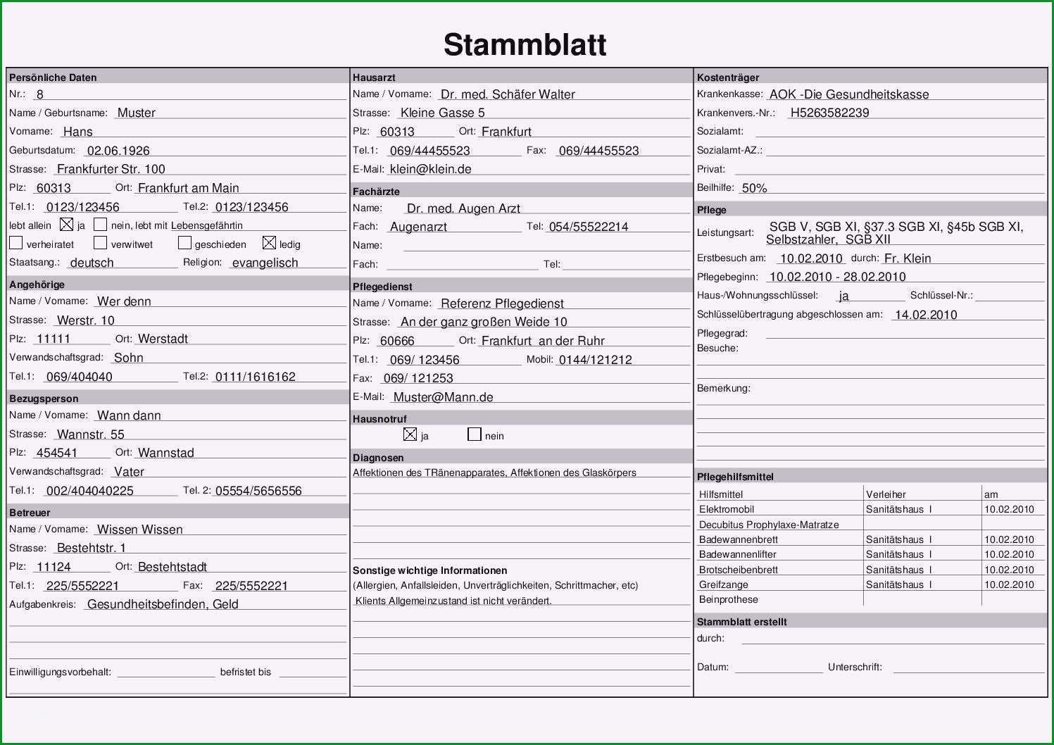 16 pflegeplanung beispiel