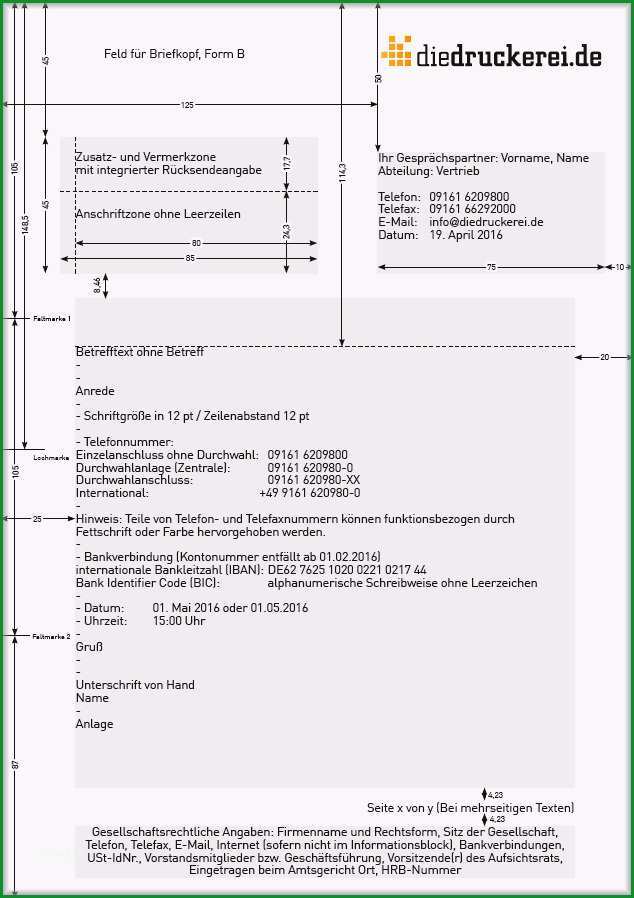 17 privater geschaftsbrief vorlage word