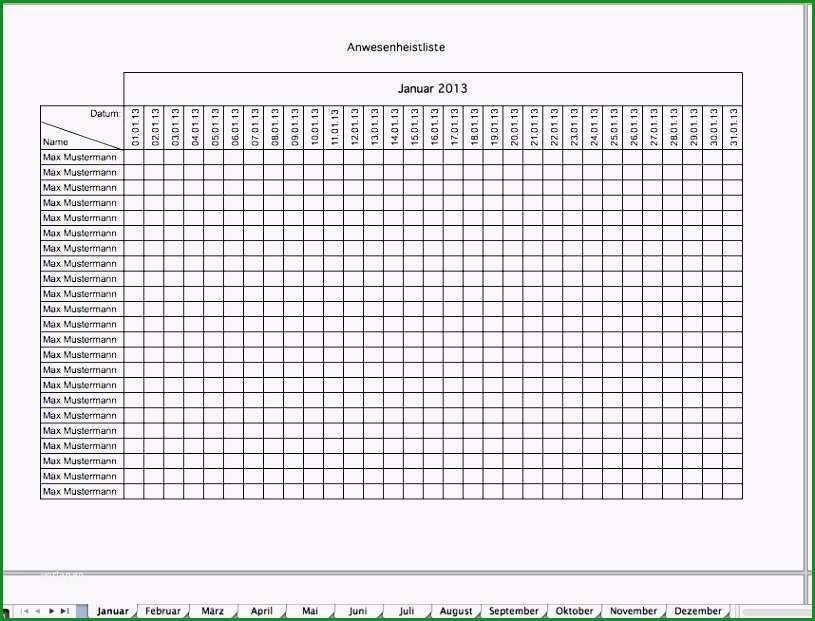 teilnehmerliste vorlage excel aynqzb