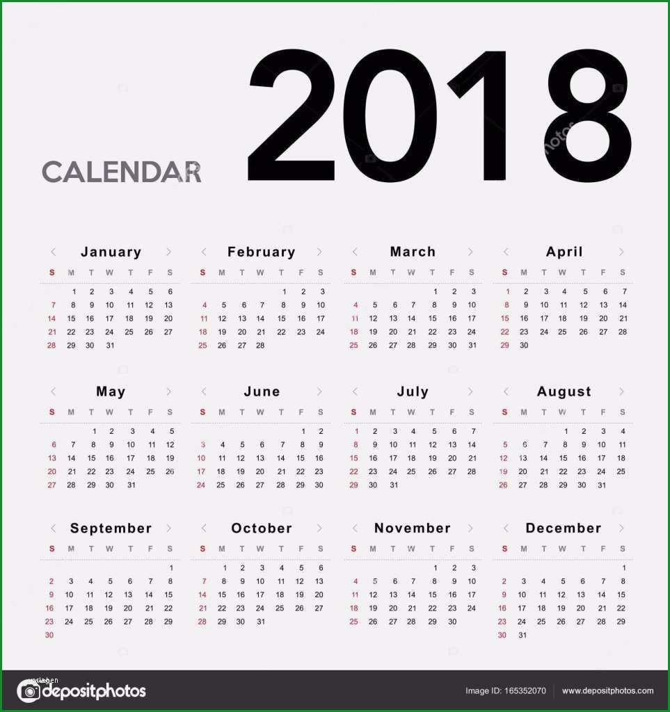 kalender 2018 vorlage indesign