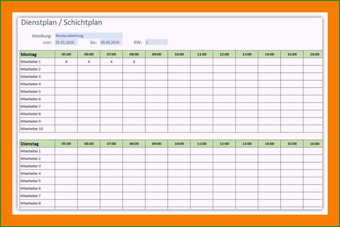 8 arbeitsplanung vorlage