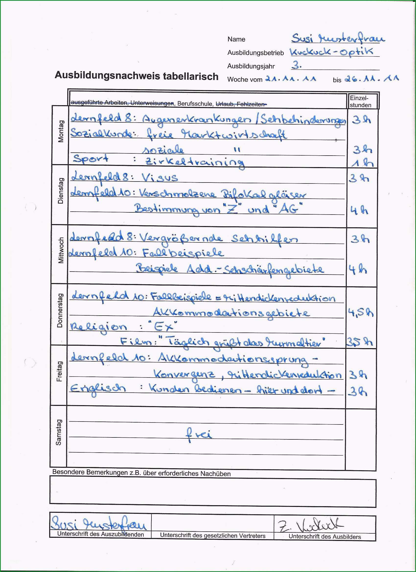ausbildungsnachweis ihk vorlage