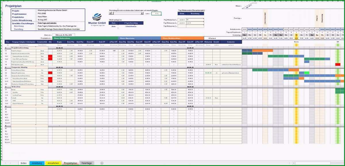 aufgabenliste excel vorlage