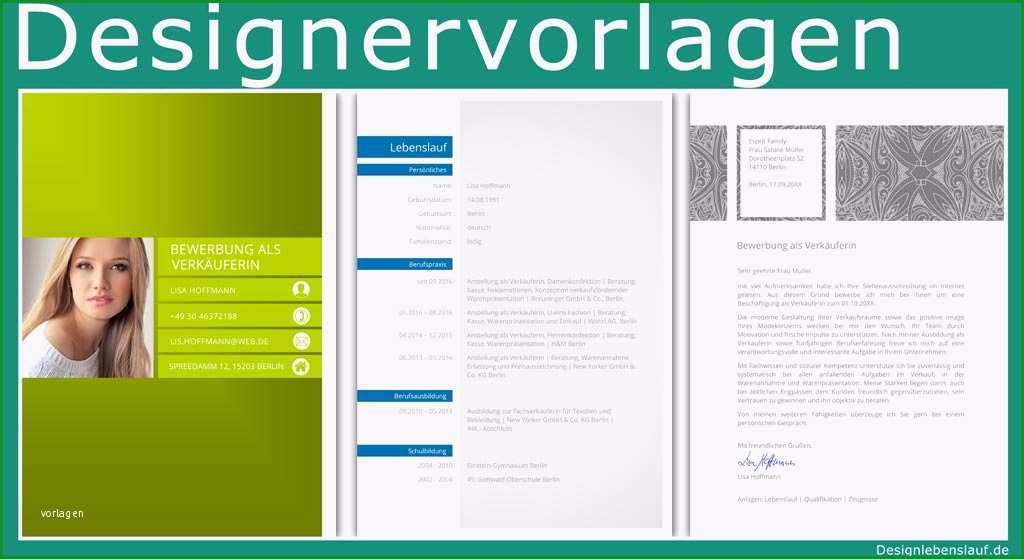 bewerbung design