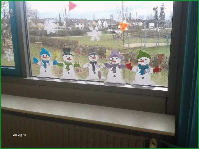 fensterbild schneemann