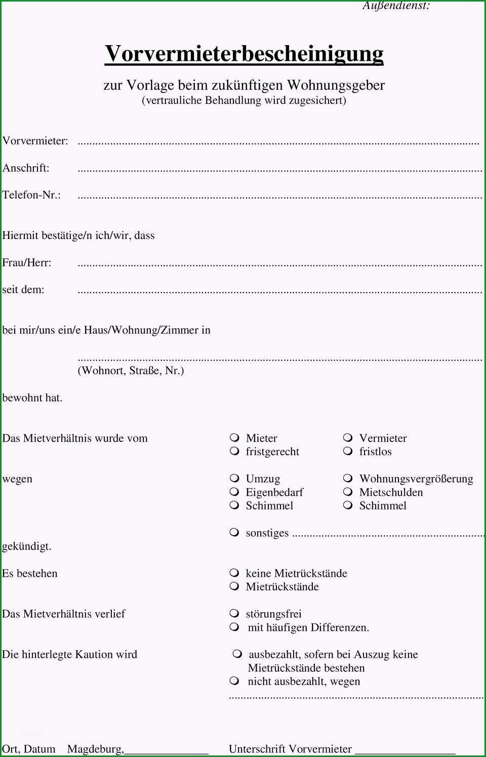 29 burgschaft miete vorlage