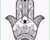 Phänomenal Hamsa Henna Tattoo Mit Ethnischen ornament Vorlage Für