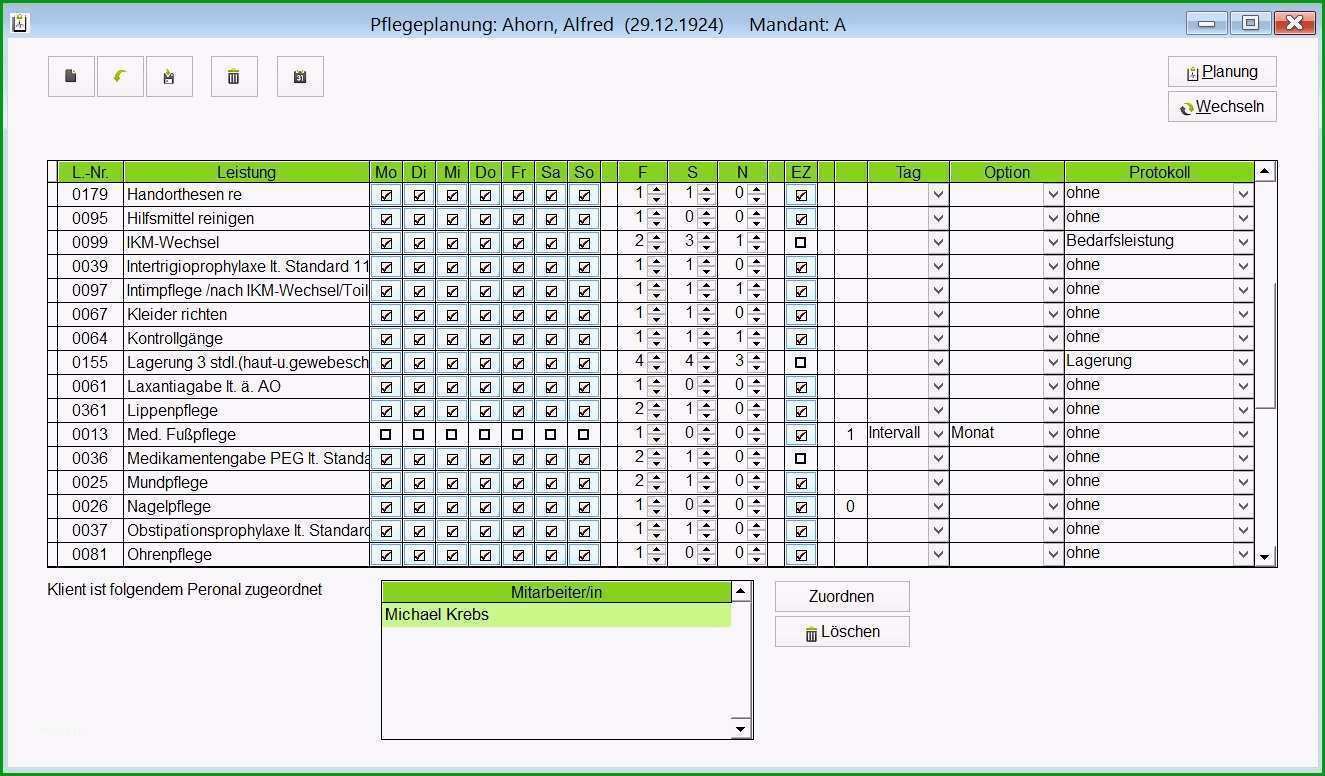 medikamentenplan excel