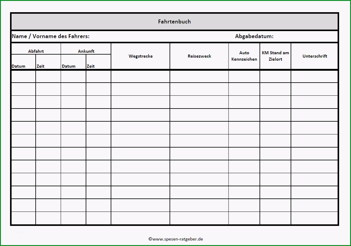 Phänomenal Mit Dem Fahrtenbuch Für Firmenwagen Bares Geld Sparen