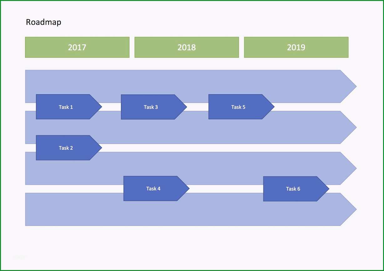 Phänomenal Roadmap Vorlage Word Und Powerpoint