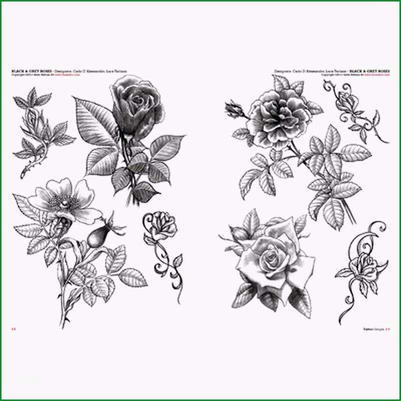 seiten tattoo frau rosen tattoo vorlagen heft