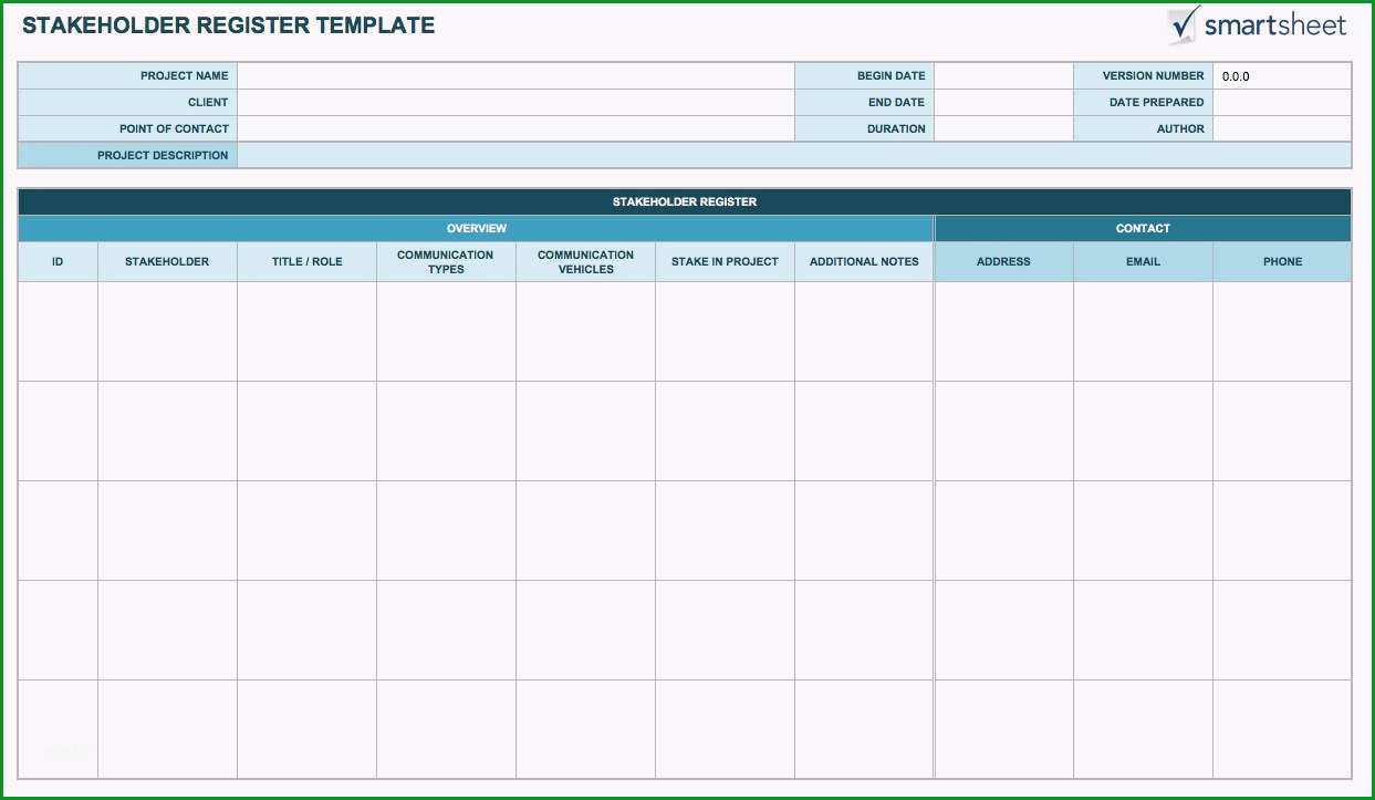 stakeholderanalyse excel vorlage