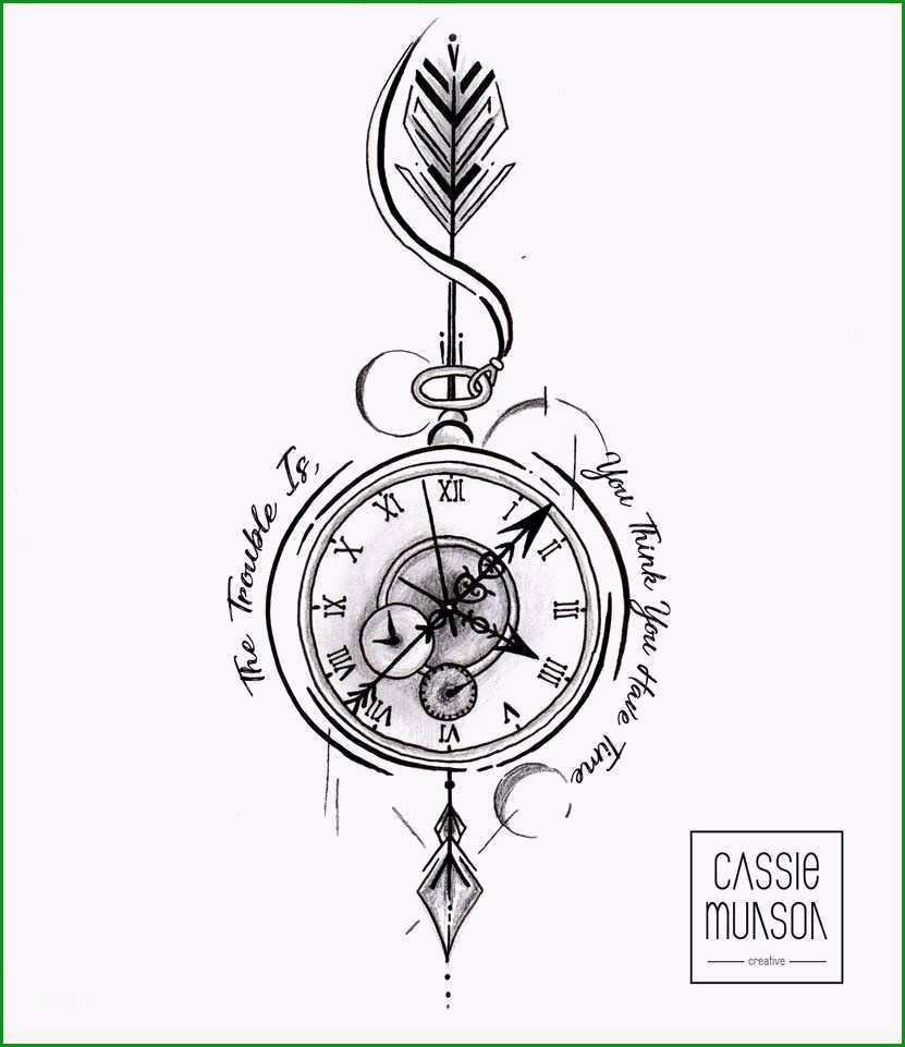 tattoo taschenuhr vorlage schone pocket watch tattoo mission by cassiemunson art