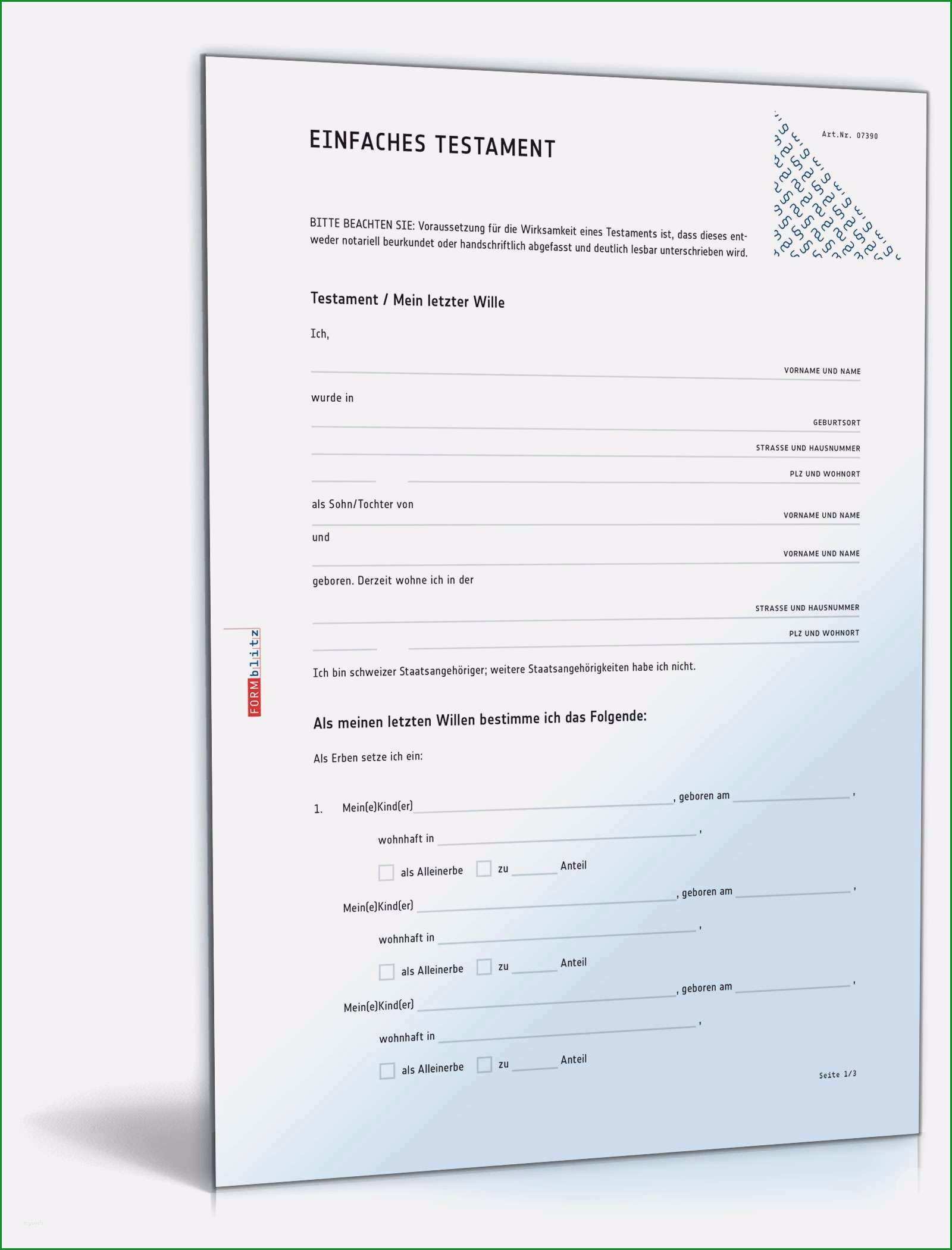 testament vorlage alleinerbe einzigartig niedlich testament formular zeitgenossisch bilder fur