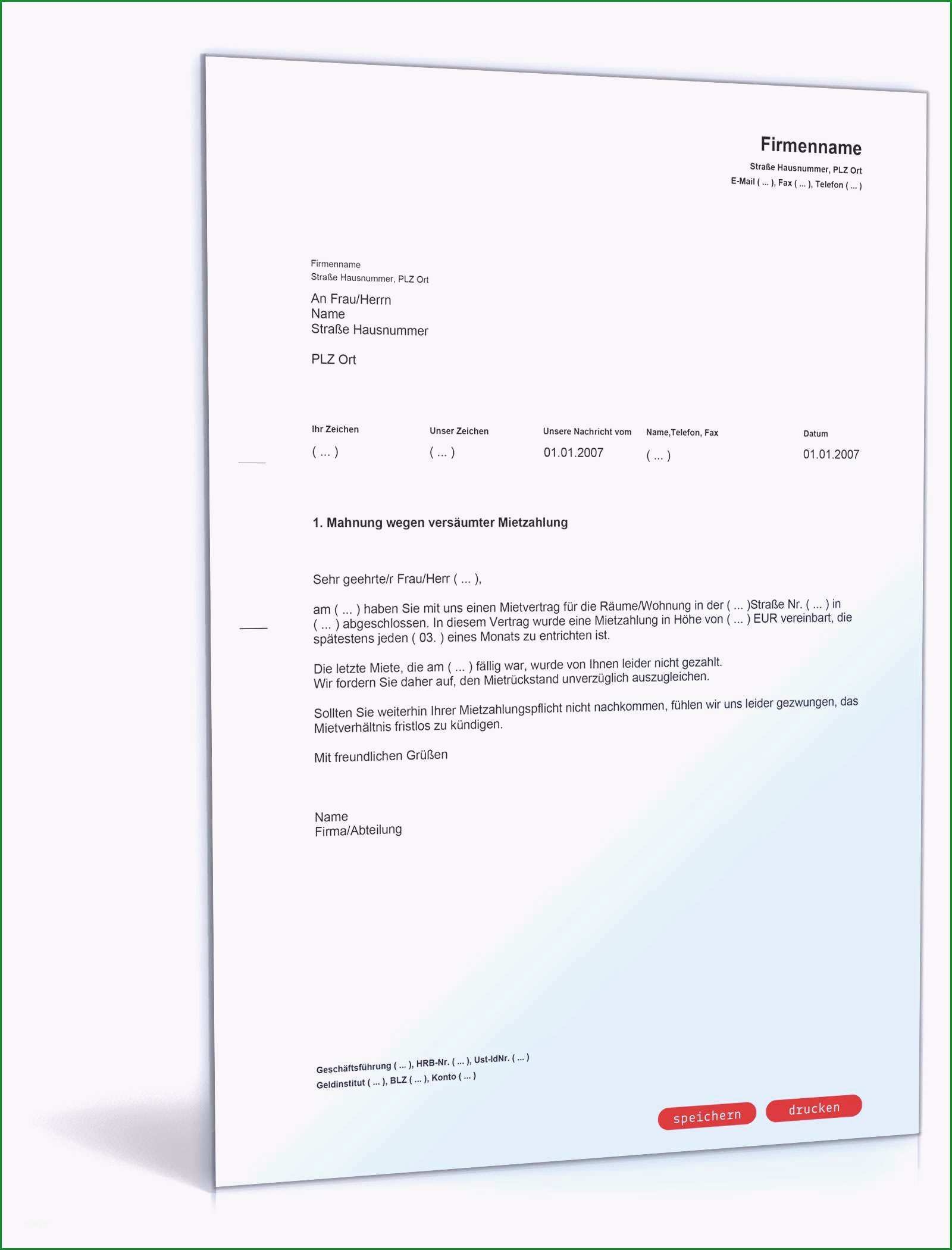 widerspruch rechnung muster
