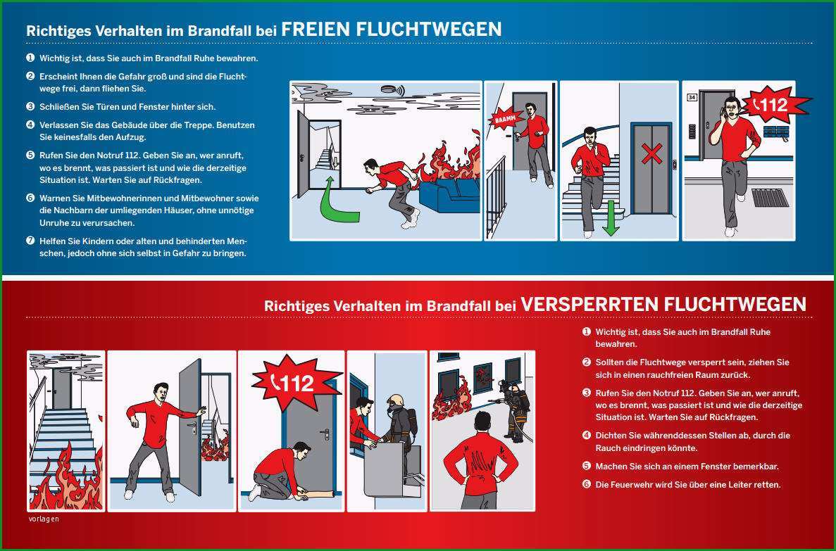 verhalten im notfall