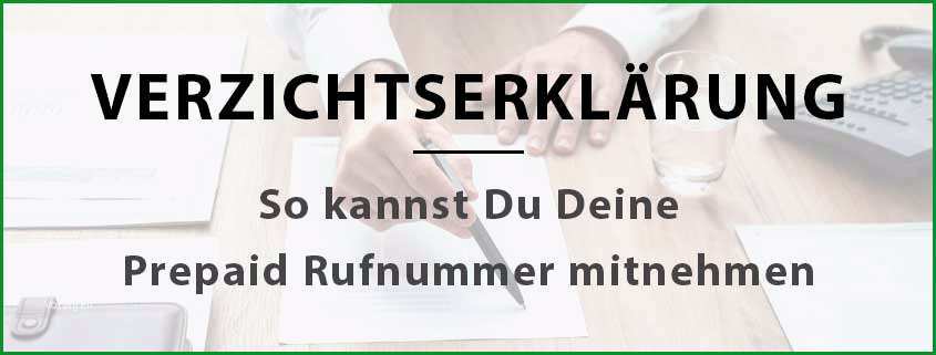 verzichtserklarung muster