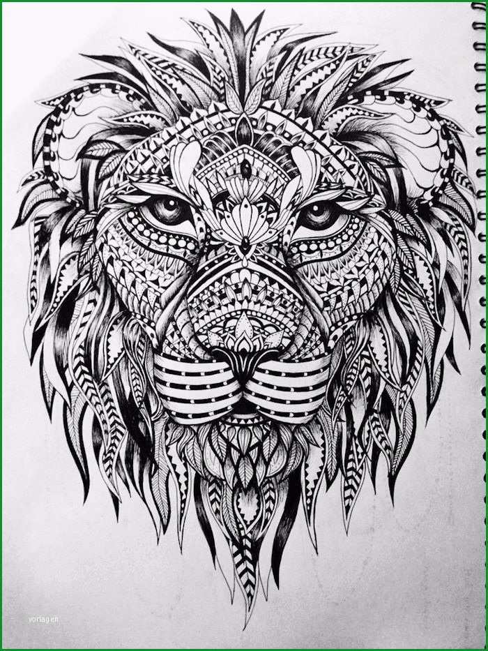 Fantastisch Löwe Tattoo Vorlage Im Jahr 2019 1