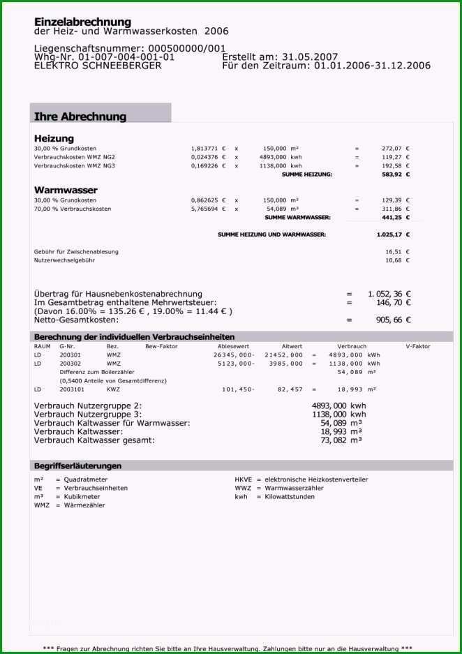 11 heizkostenabrechnung muster