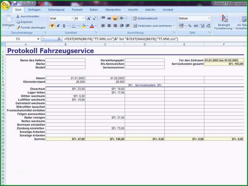 13 excel protokoll vorlage