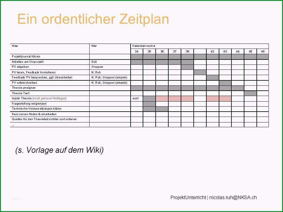 14 zeitplan vorlage word