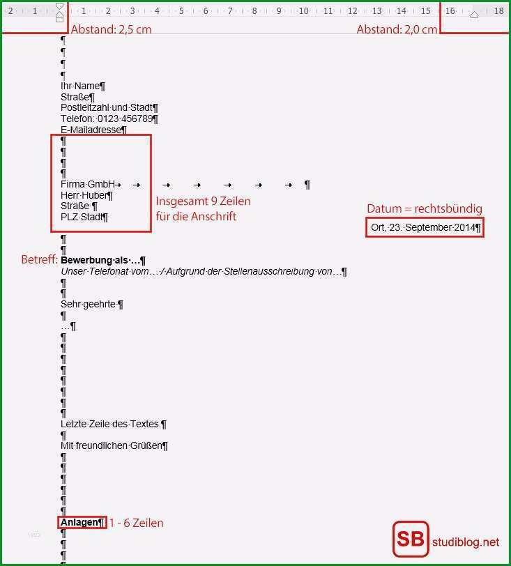 15 brief din 5008 vorlage