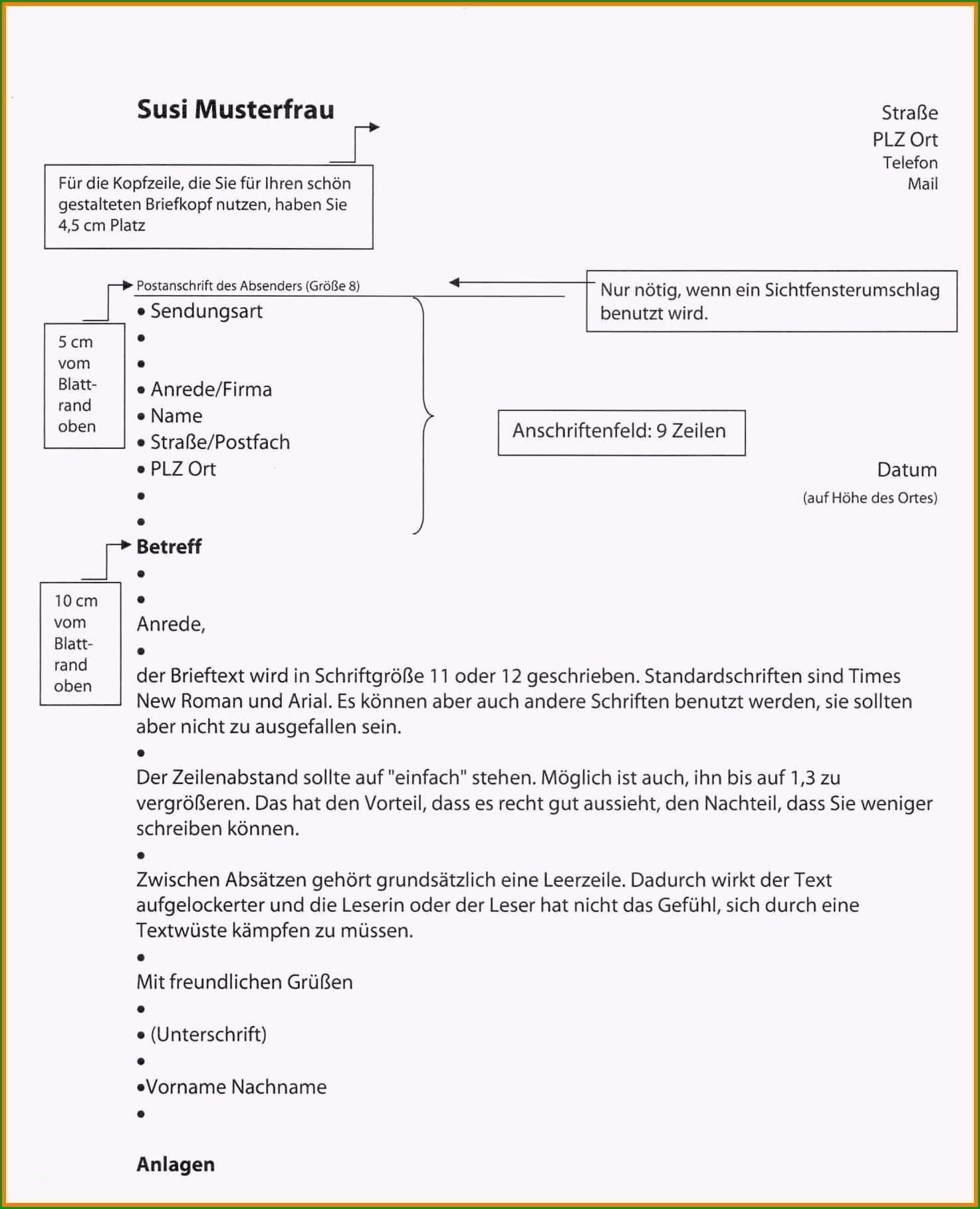 20 vorlage geschaftsbrief din 5008