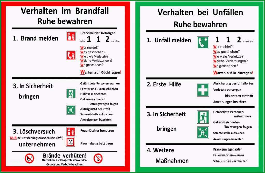 verhalten bei unfallen vorlage