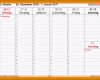 Schockieren 7 Wochenplan Excel Vorlage