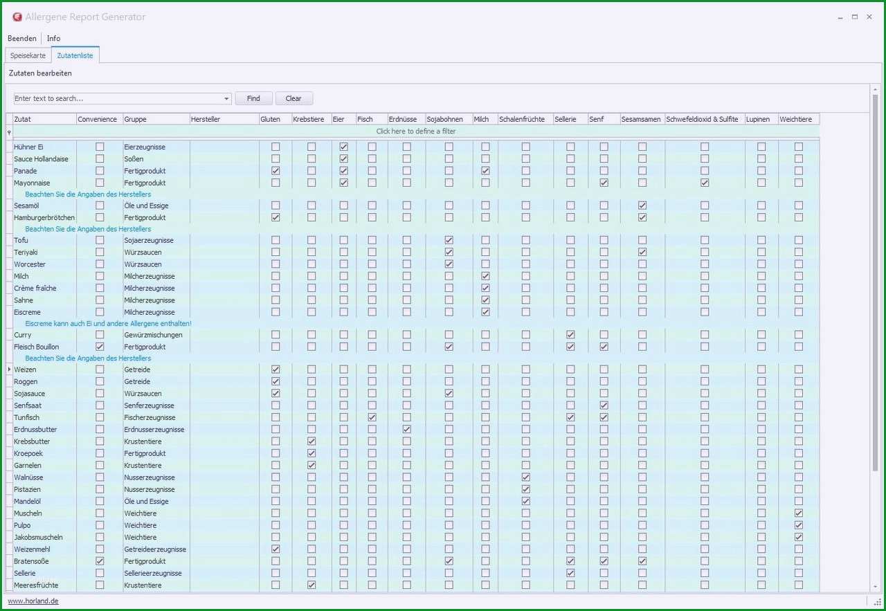 allergene speisekarte vorlage inspirierend 59 cool allergene speisekarte vorlage foto
