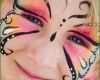 Schockieren Bild 12 Kinderschminken Vorlage Schmetterling
