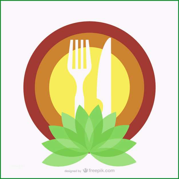 bio food restaurant logo vorlage