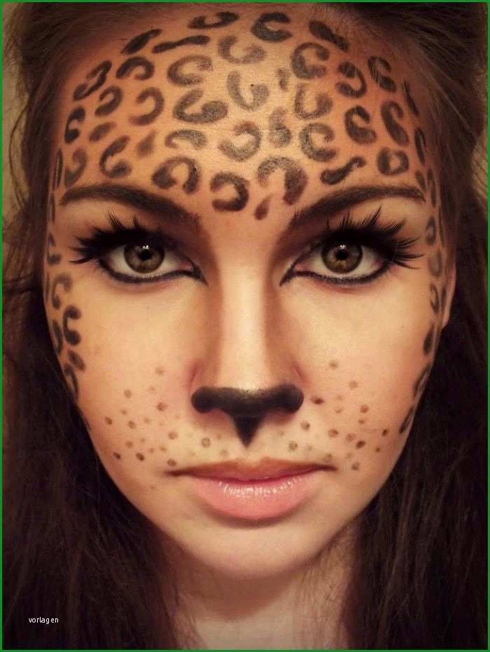 leopard schminken