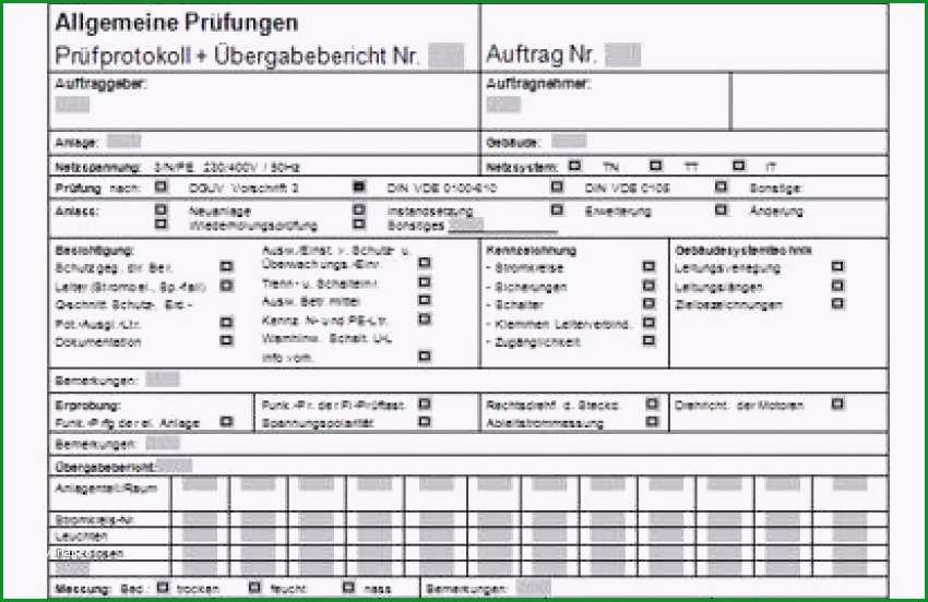 messprotokoll vorlage