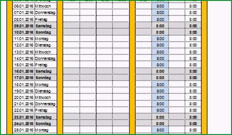 excel stundenzettel 2017