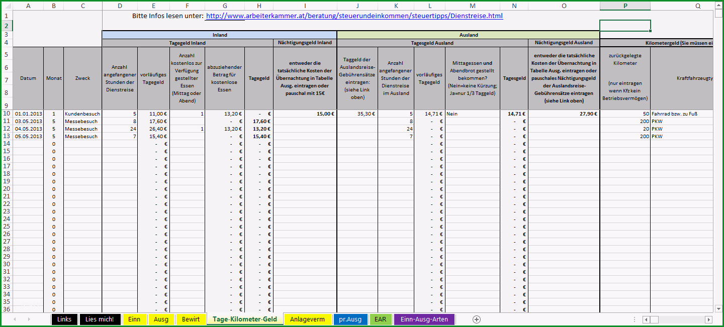 excel vorlage einnahmen ausgaben rechnung ear