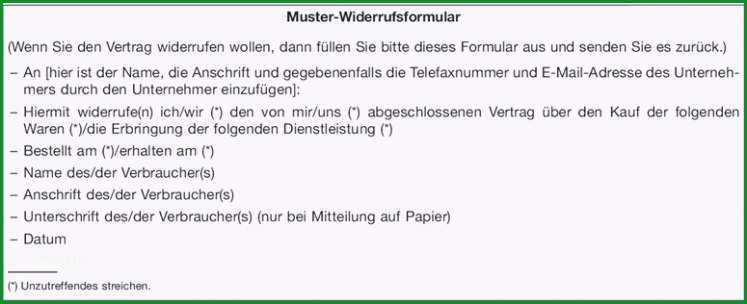 muster widerrufsformular faq