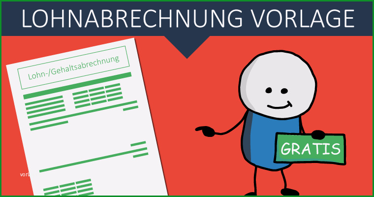 gratis lohnabrechnung vorlagen