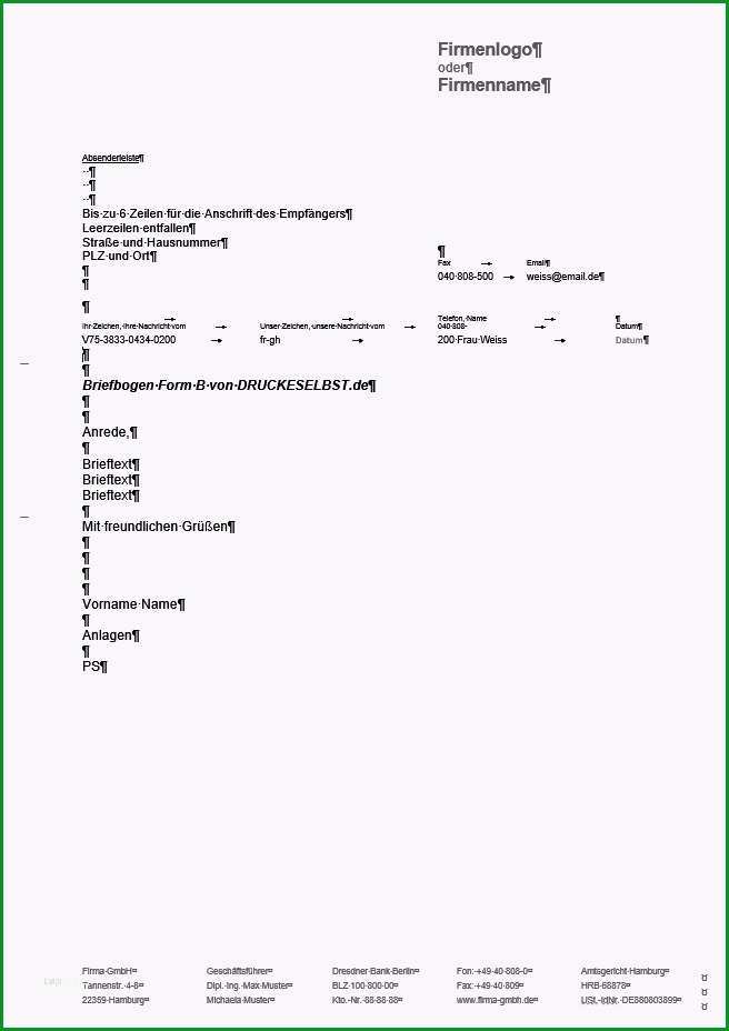 gutachten vorlage word sus geschaftsbrief muster