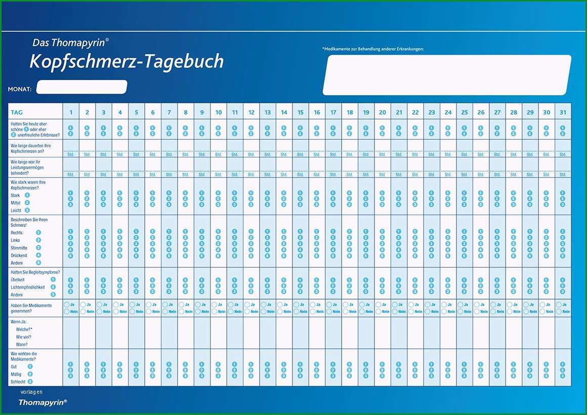 Schockieren Kopfschmerzen Mit Dem Kopfschmerztagebuch Dokumentieren