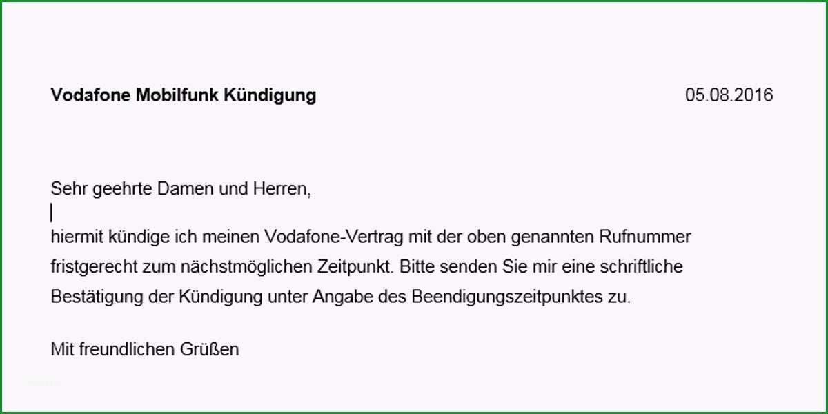 kundigung t mobile vorlage pdf